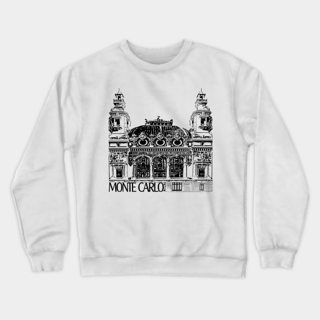 Monte Carlo Crewneck Sweatshirt by TravelTs